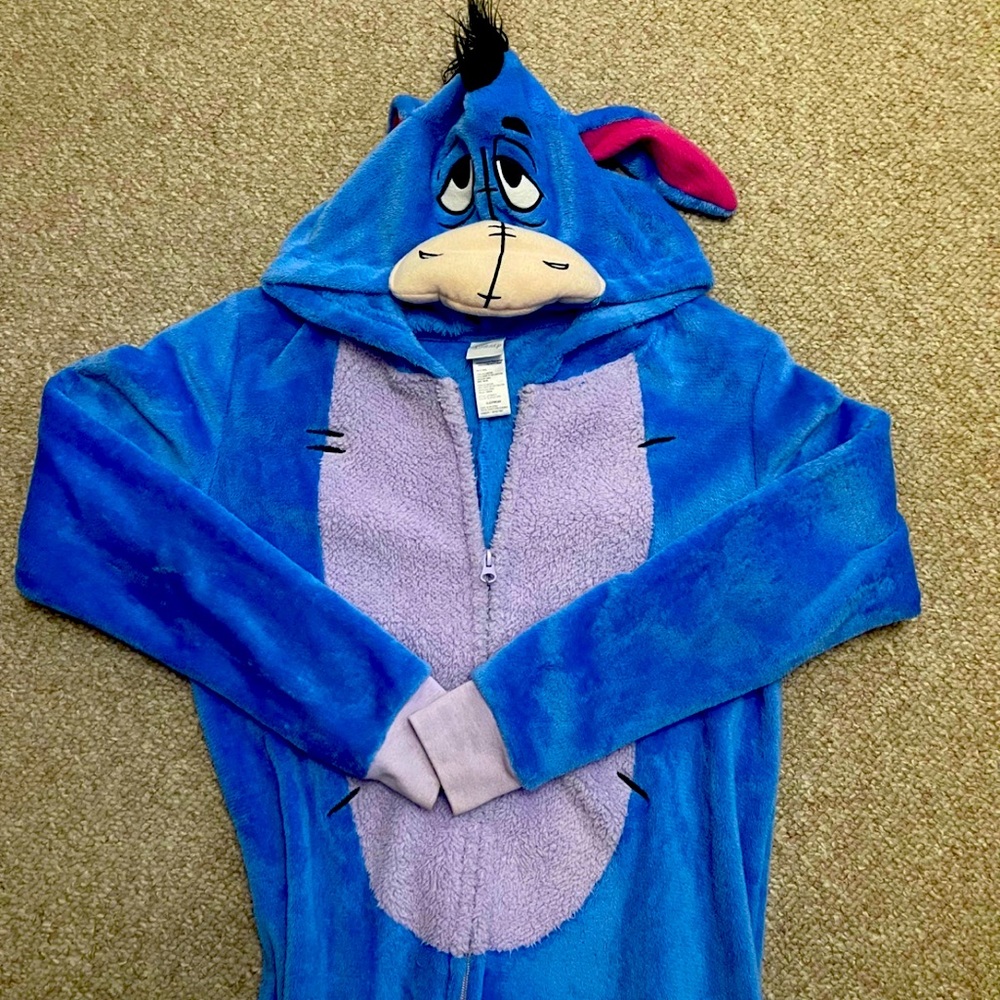 Blue Disney Eeyore onesie